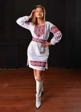 Нереально гарна вишита сукня.