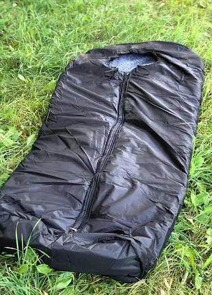 Спальный мешок осень - зима черный