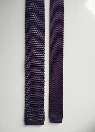Фиолетовый вязаный квадратный галстук галстук atmosphere m&amp;s
