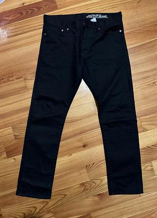 Мужские черные джинсы denim 33/32