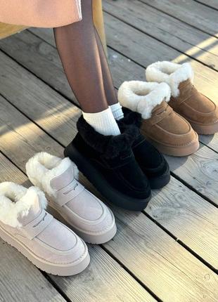 Уггі жіночі з натуральної замші