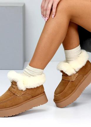 Уггі жіночі з натуральної замші5 фото
