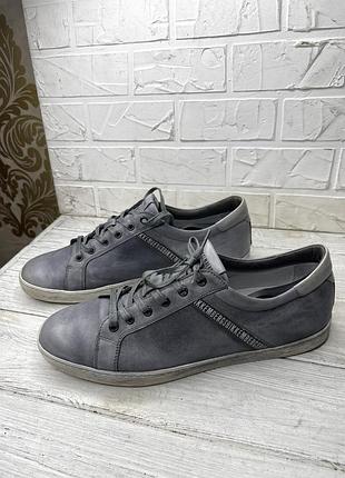 Крутые кожаные кроссовки bikkembergs