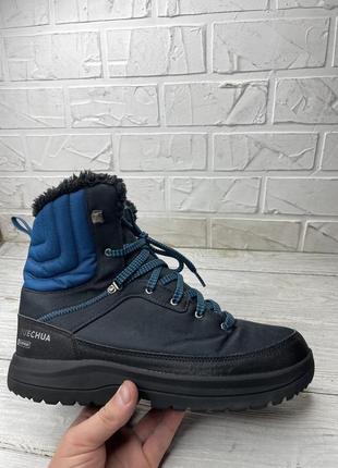 Крутые теплые зимние ботинки quechua waterproof