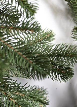 Хвойная литая гирлянда 2 м зеленая ветки елки