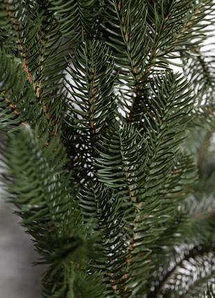 Хвойная литая гирлянда 2 м зеленая ветки елки