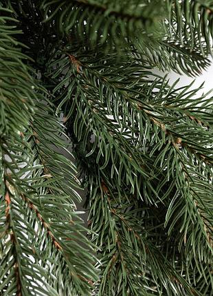 Хвойная литая гирлянда 2 м зеленая ветки елки