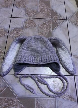Вязаная детская шапочка