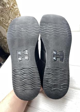 Круті шкіряні кросівки на платформі hogan8 фото