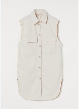 Удлинённая  жилетка h&m.