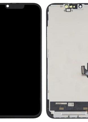 Дисплей apple iphone 14 plus з тачскріном і рамкою оригінал знятий з телефона black