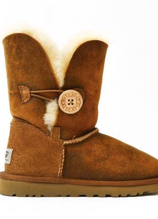 Брендовые теплые зимние кожаные сапоги угги ugg med australia