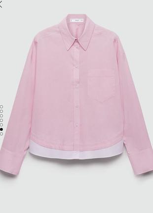 Оверсайз сорочка рубашка mango 🩷