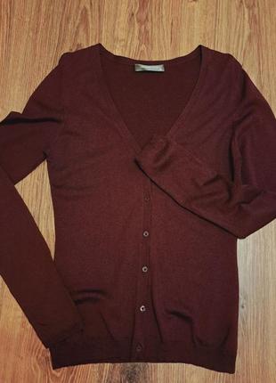 Жакет, кофта hallhuber, шовк та кашемір, розмір s.