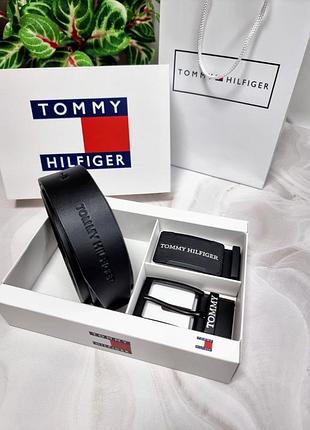 Набор ремень и пряжки tommy hilfiger