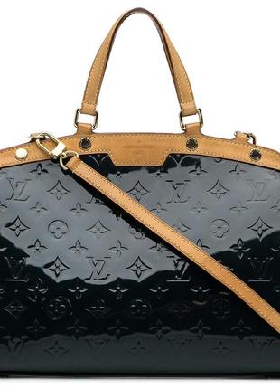 Жіноча шкіряна сумка louis vuitton vernis brea gm handbag