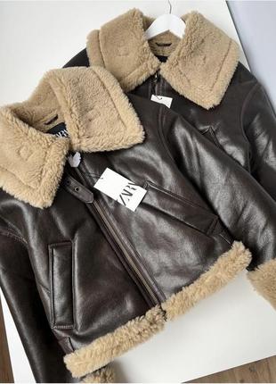 Дублёнка zara куртка