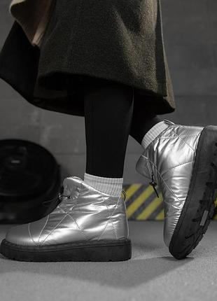 Жіночі дутики silver/black