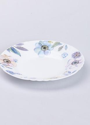 Столовый сервиз керамический на 6 персон 18 предметов белый