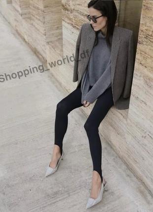Легінси жіночі mango, колір чорний😍 лосини лосіни