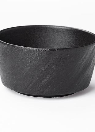 Миска керамическая для рисовой лапши 400 мл черная