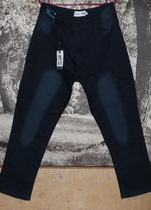 "easy denim - stretch biker" slim. качественные,брендовые джинсы w38 l30 пояс-98см.оригинал! новые!