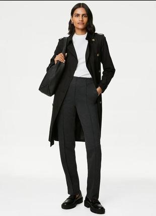 Базовые серые трикотажные брюки marks and spencer. англия