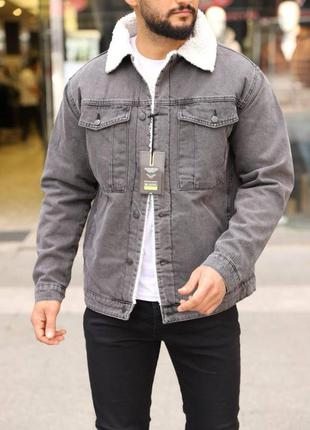 Джинсовка на овчині