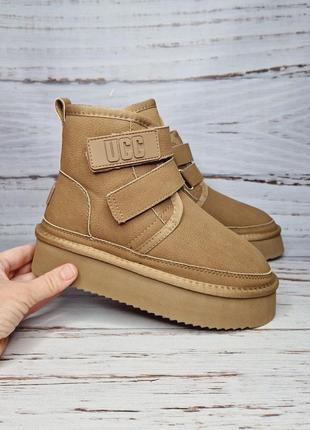 Р.36-41 зимние натуральные подростковые угги фирмы tm. itts 5510b