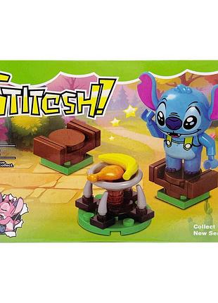 Детский игровой конструктор "стич" 86082-6 пластиковые детали