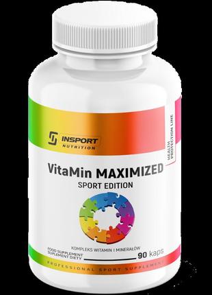 Вітаміни maximized insport nutrition 90 капсул