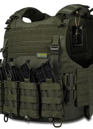 Тактическая плитоноска warmor gen.4 олива+ 4 подсумка + 4 подсумка