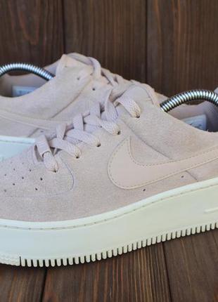 Кроссовки nike air force 1 sage low замша оригинал 37р