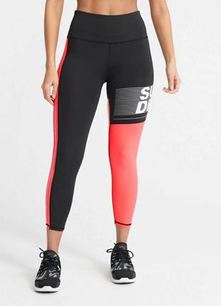 Superdry sport легінси лосини 7\8 /11088/