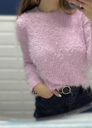 Светр - травка пухнастий