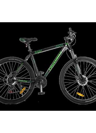 Crossbike велосипед crossbike everest 27.5" 17" чорний-зелений