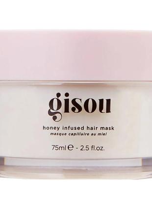 Питательная маска с медом без силикона gisou honey bubble scalp treatment 75 мл