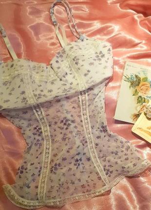 Маечка intimissimi майка итальянская италия пижама корсет с чашками