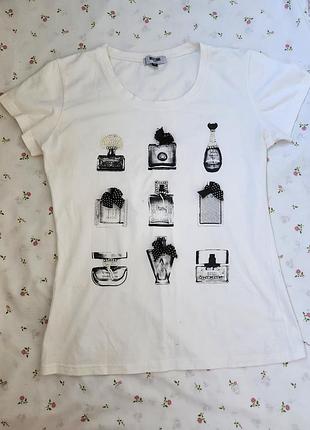 Винтажная женская футболка moschino jeans винтаж ретро y2k dollskill нулевые москино