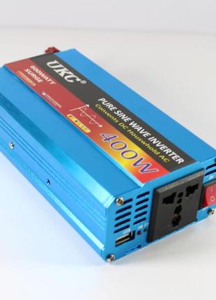Преобразователь с чистой синусоидой ac/dc 400w инвертор напряжения 12v-220v правильной синусоидой5 фото