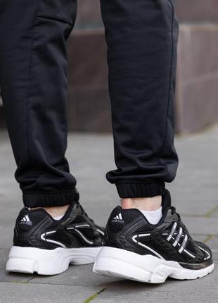 Чоловічі кросівки adidas responce black white8 фото