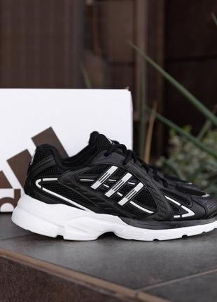 Чоловічі кросівки adidas responce black white5 фото
