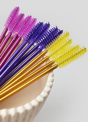 Щіточки нейлонові різнокольрові 12 шт/уп