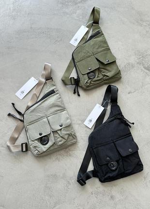 Сумка шоппер через плечо сепи компани cp company колонная