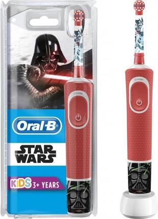 Детская электрическая зубная щетка oral-b d100-413-2k-star-wars