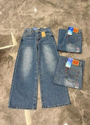 Джинси wide leg levis джинси1 фото