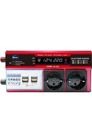 Инвертор 12в/220в/1600 w с модифицированным синусом