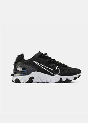 Кроссовки nike react vision black/white