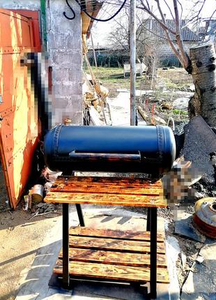 Мангал барбекю коптильня