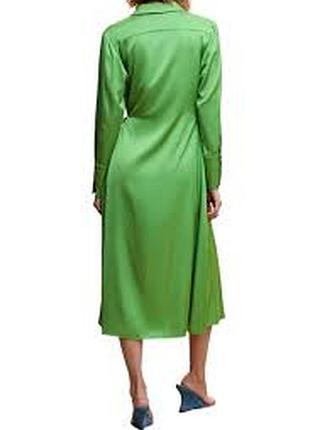 Сатинова сукня на запах